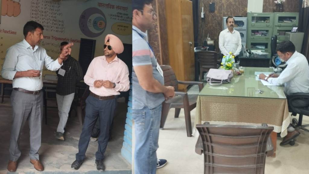 एसडीएम ने किया परीक्षा केंद्रों का निरीक्षण कर्मचारियों को दिए सख्त निर्देश